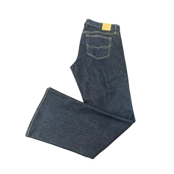 Ralph Lauren Sport Womens Jeans Size 32 Dark Wash Stretch Bootcut Denim - Picture 1 of 8